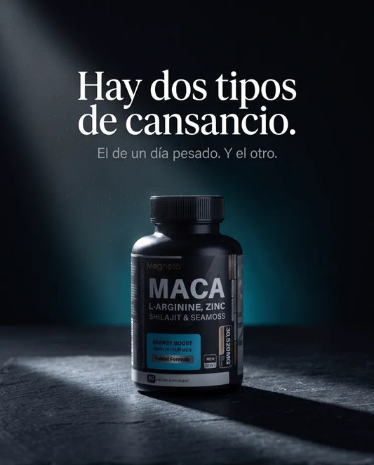 Megneta Maca Hombres — Suplemento de energía 20 en 1 | 60 cápsulas